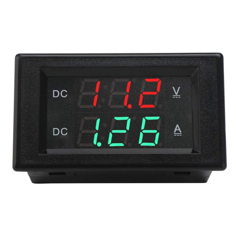 DROK مقياس فولت رقمي DC 4.5-100V مقياس أمبير مقياس متعدد الاستخدامات، مقياس أمبير DC مقياس جهد، مقياس تيار 0-50A، جهاز اختبار فولت LED لبطارية محرك السيارات - Image 3
